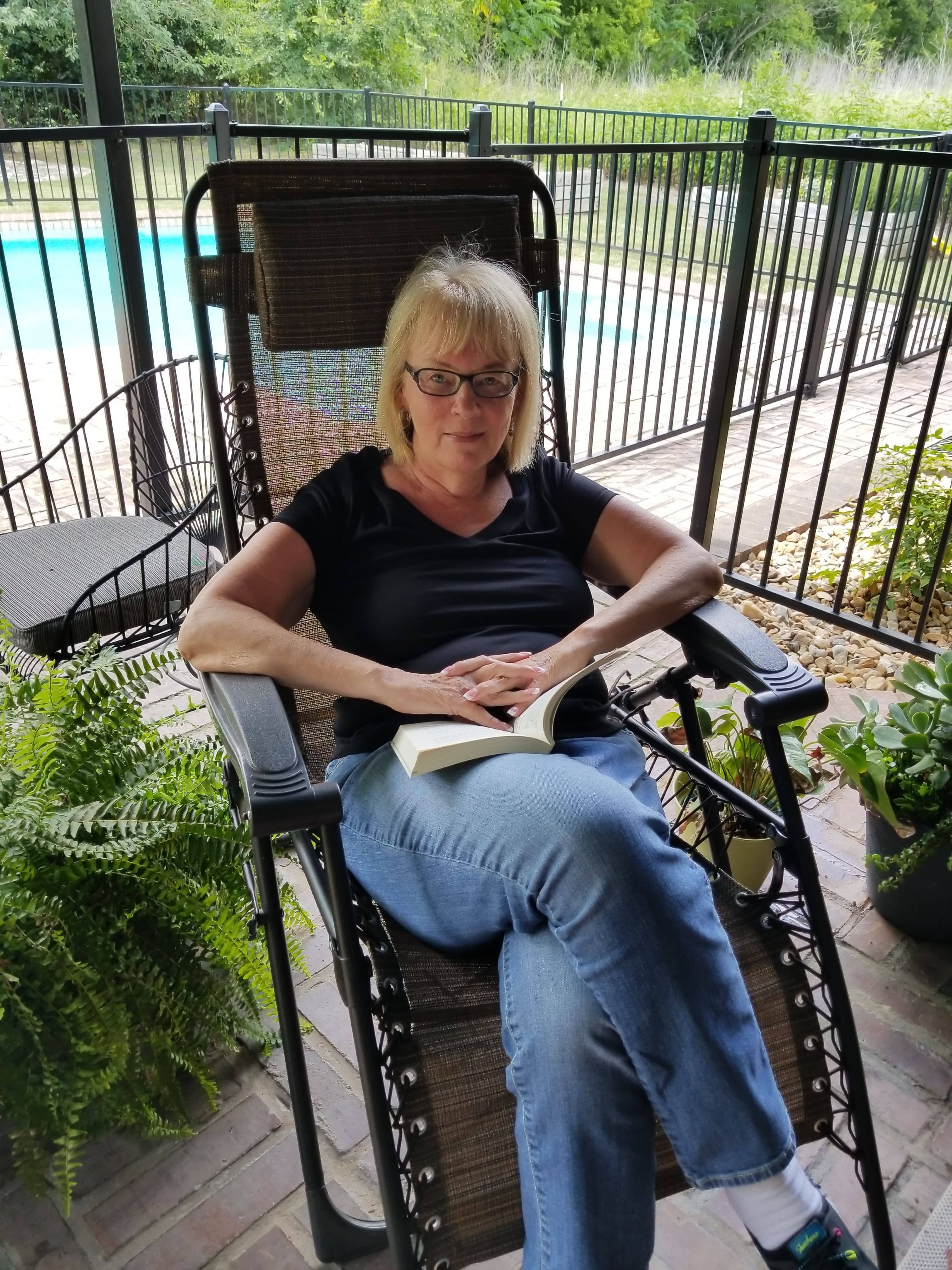 Woman Sitting On Chair